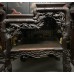 02046   Antique carved rosewood stand table   ***SOLD***