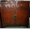 01023 . Antique red sideboard