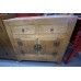 01024  Antique elmwood sideboard