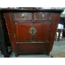 01034  Antique Red sideboard