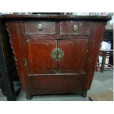 01034  Antique Red sideboard