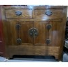 01039  Antique elm sideboard