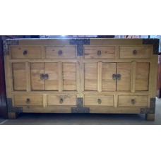 01048  Antique elm sideboard   ###SOLD###