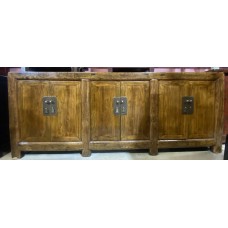 01056  Antique elmwood sideboard ### SOLD###