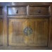 01063  Antique elm sideboard