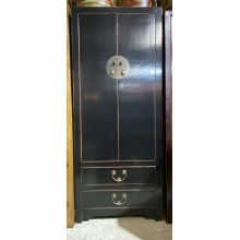 04026    Black elmwood cabinet   
