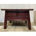 05025  Antique red coffee table   ***SOLD***