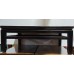 05025 Black with cane inlay coffee table