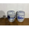07017 . porcelain drum stool