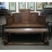 07035   Rosewood 2 seats arm bench   ### SOLD ###