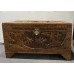 06008   Antique carved camphor wood trunk