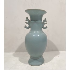 15049    Light blue vase    ***SOLD  10,11,2021  ***