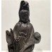 17006 Antique black wood carved