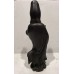 17006 Antique black wood carved