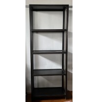 04038  Black bookcase   ***SOLD  1-11-2021 ***