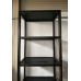 04038  Black bookcase   ***SOLD  1-11-2021 ***