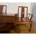 07037   Antique rose wood set armchair