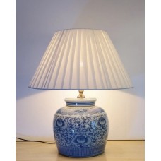 12008 1 pair blue white table lamp