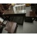 13004  chinese rosewood square tea table with 4 chairs   