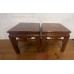 05008 . Pair of chinese elm wood tea table