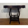 13005  antique rose wood card play table