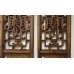 10018. Pair of elm wood wall hanging