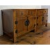 03021   Antique elm bedside table ###sold one ###