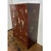 04004 . Antique chinese red lacquer with marble inlay   ###SOLD###