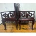 07001 pair of chinese antique rosewood arm chair.