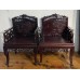 07001 pair of chinese antique rosewood arm chair.