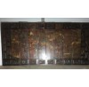 11004 . 10 panel large antique screen